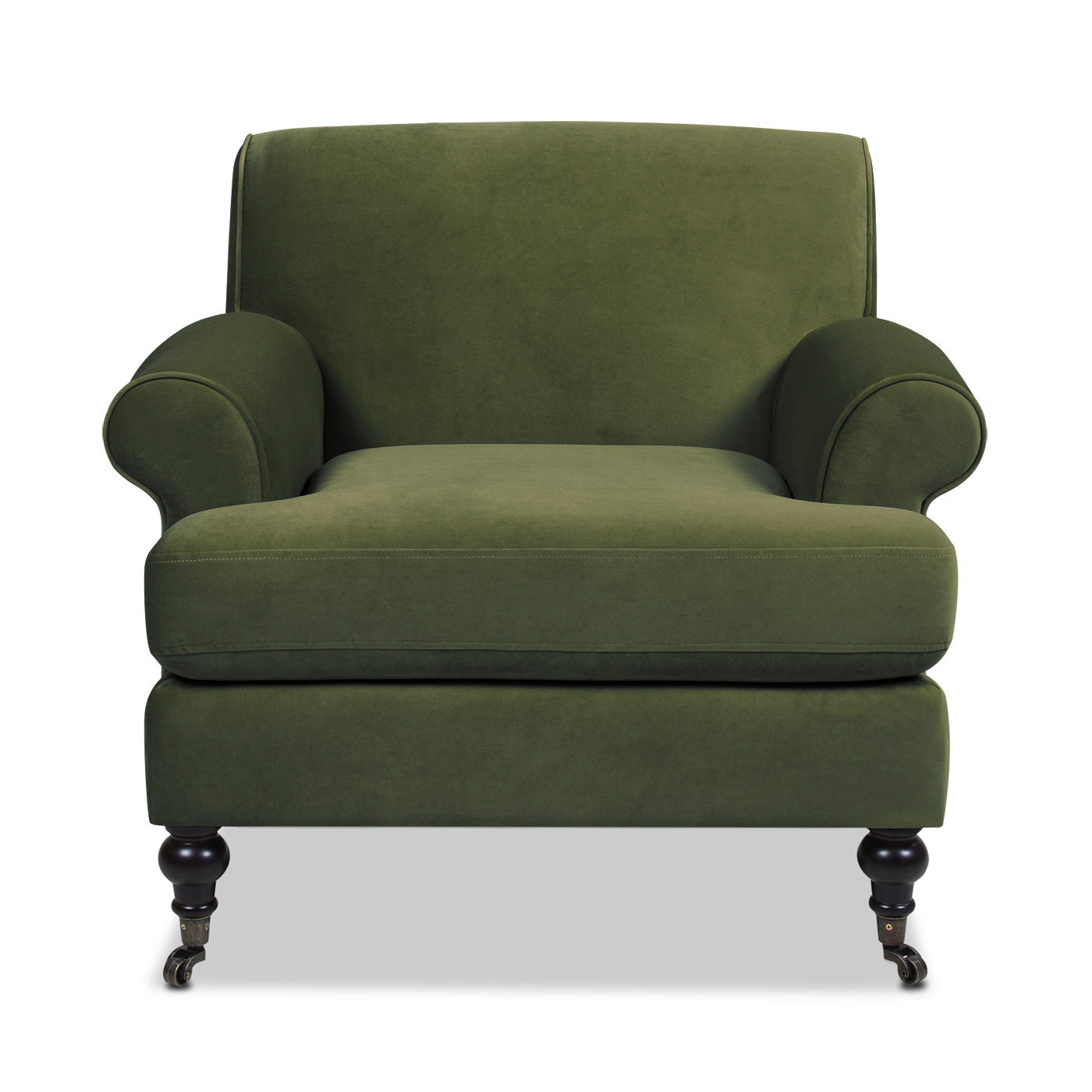 Alana 38" Lawson Accent Arm Chair in Olive