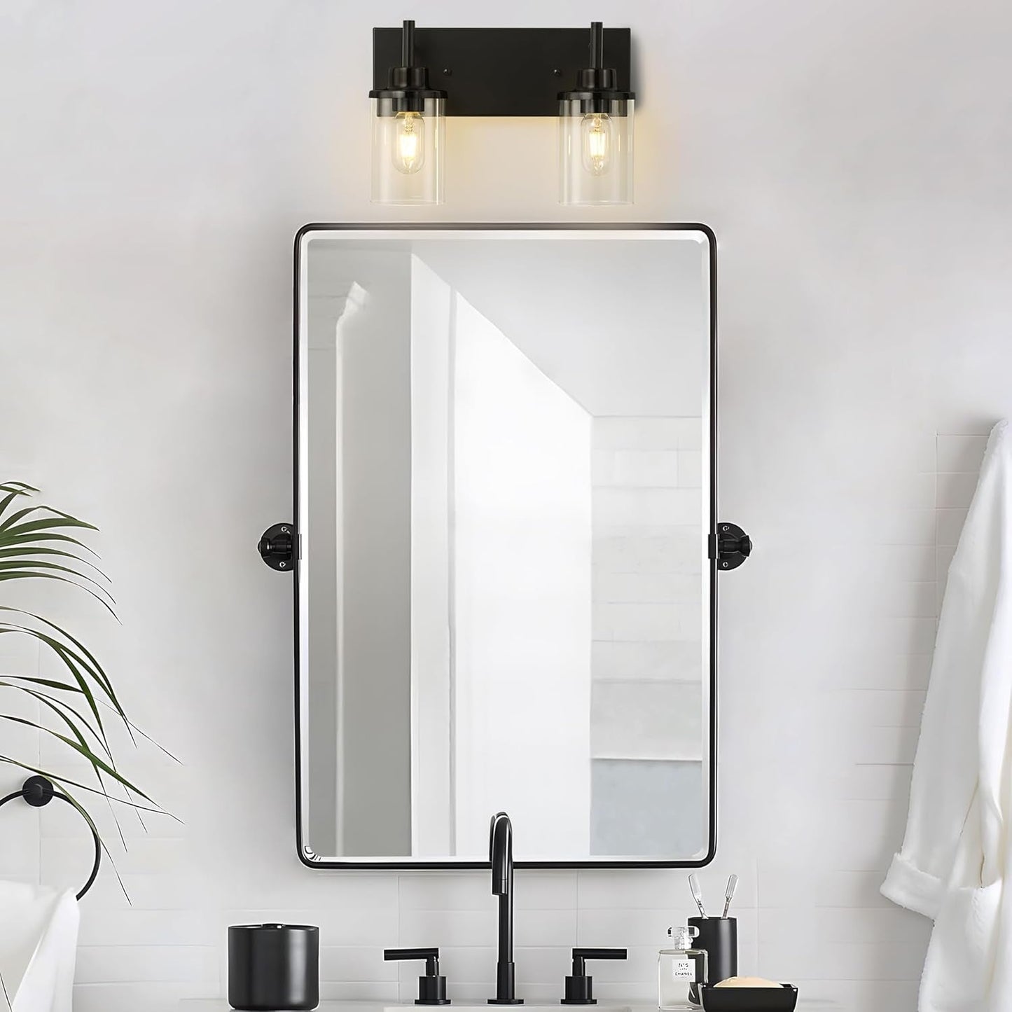 Clear Glass Shade Wall Sconce