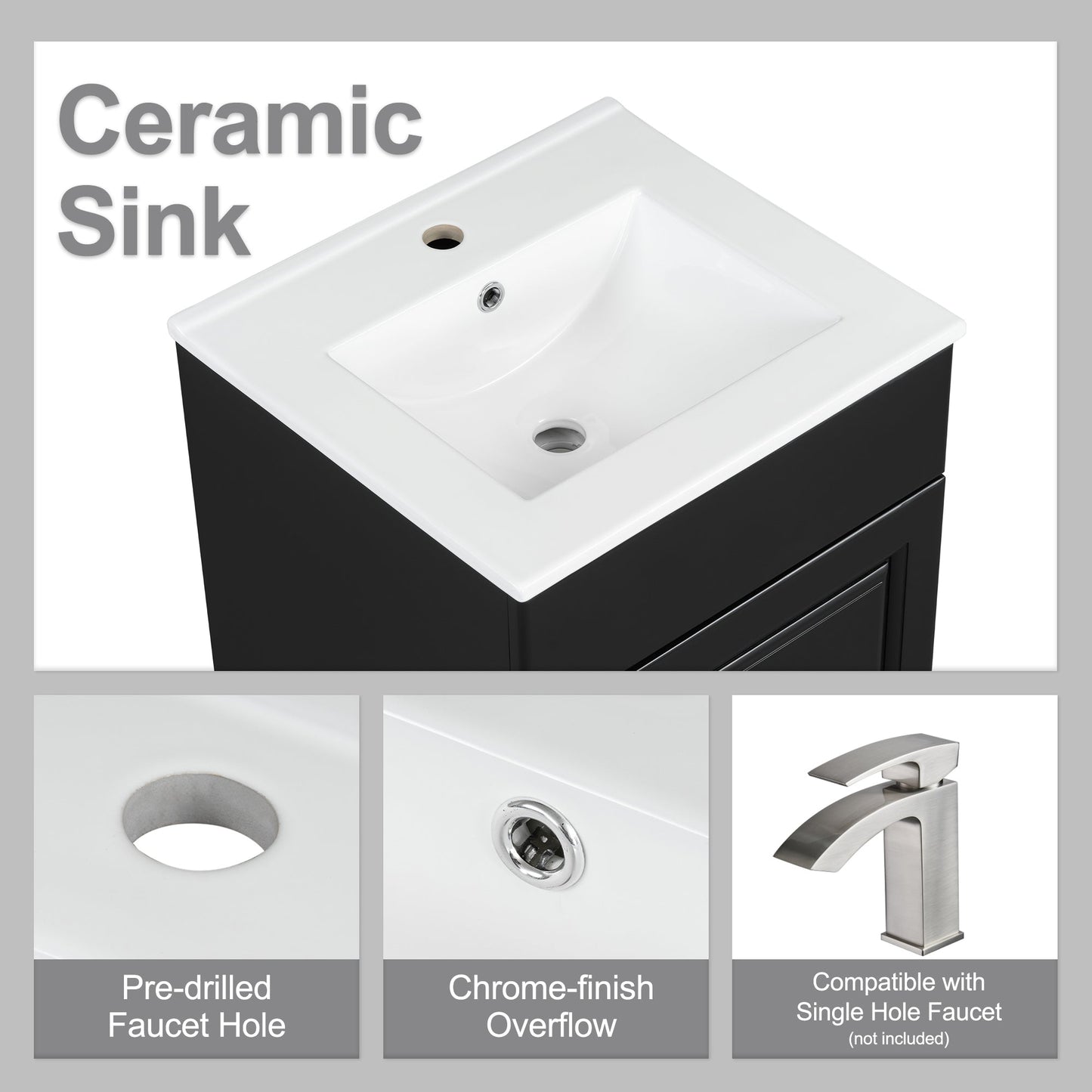 20" Bathroom Vanity with Sink
