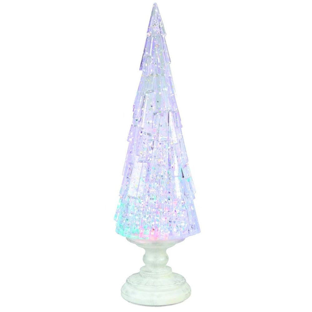 LED Lighted Christmas Tree Lantern - 17 Inch