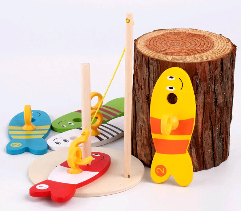 Wooden Fishing Toy Set
