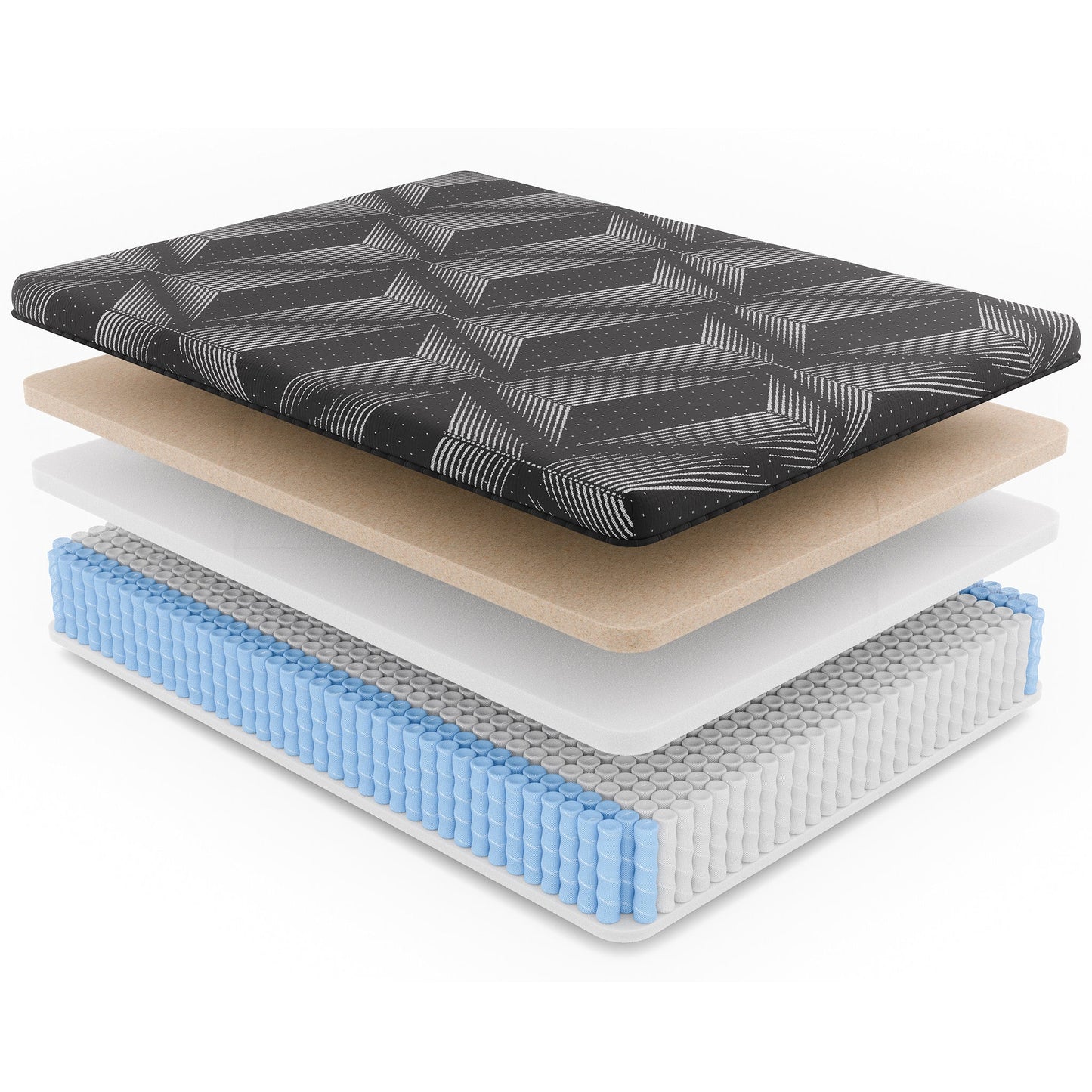 Diamond Matrix Copper Cooling Hybrid Queen Mattress 11-Inch Medium Feel