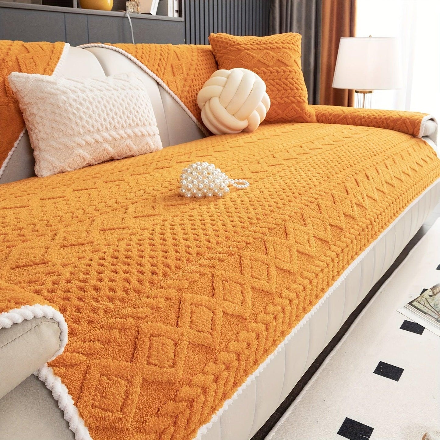 Pet-Friendly Couch Cover for Dogs, Non-Slip & Breathable