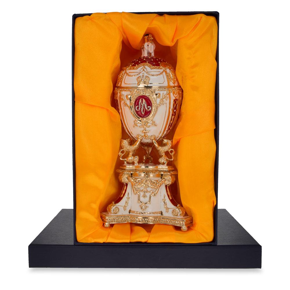 1903 Royal Danish Musical Imperial Easter Egg 9.6 Inches