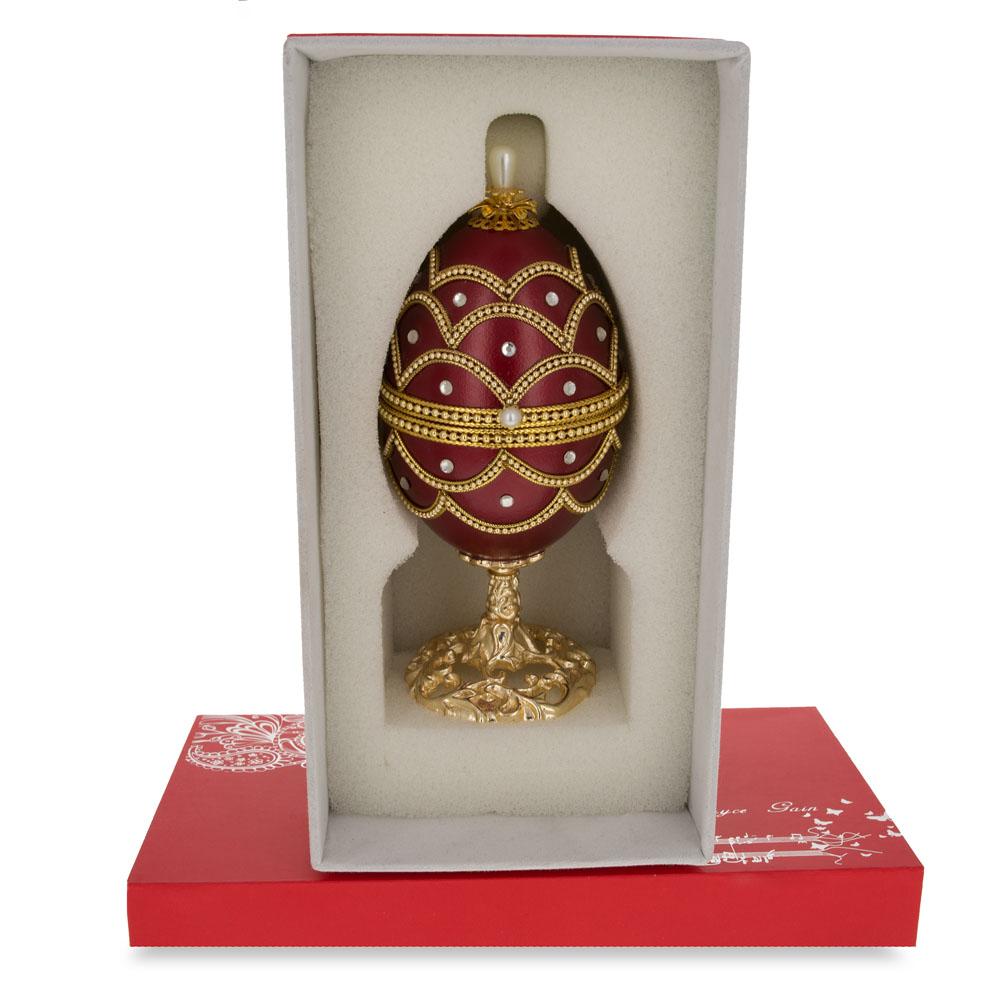 Real Eggshell Royal Inspired Musical Easter Egg 5.4 Inches