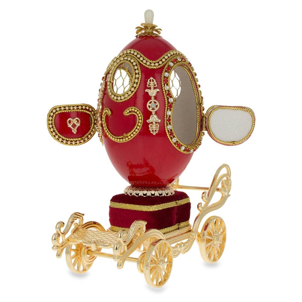 Royal Wedding Coach Musical Egg 7.1 Inches