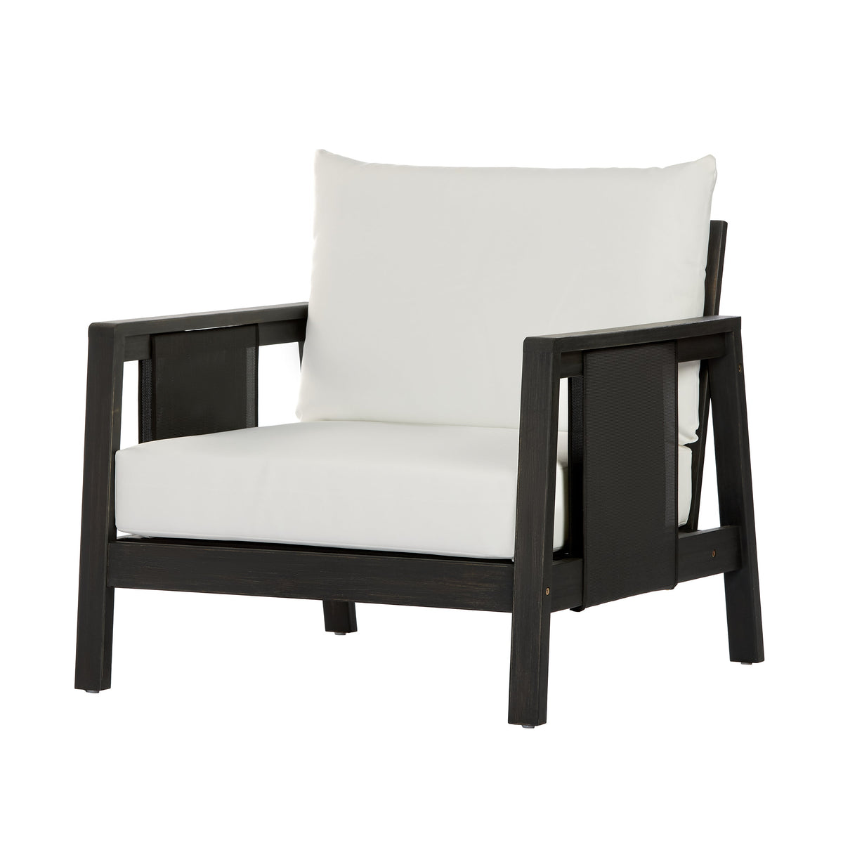 Outdoor Club Chairs (Set of 2) with Diamond-Pattern