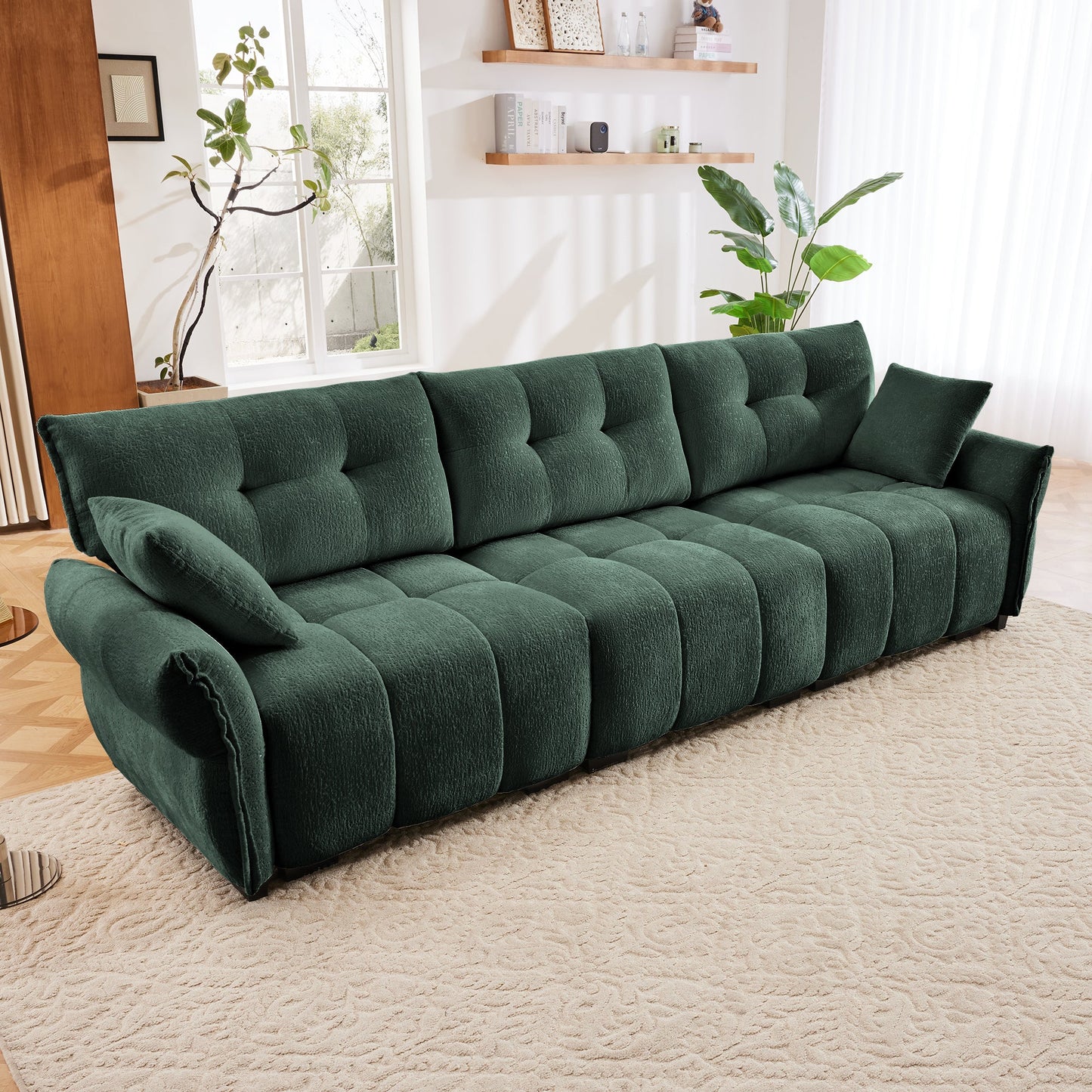 3-Seater Sofa Set with Pillows