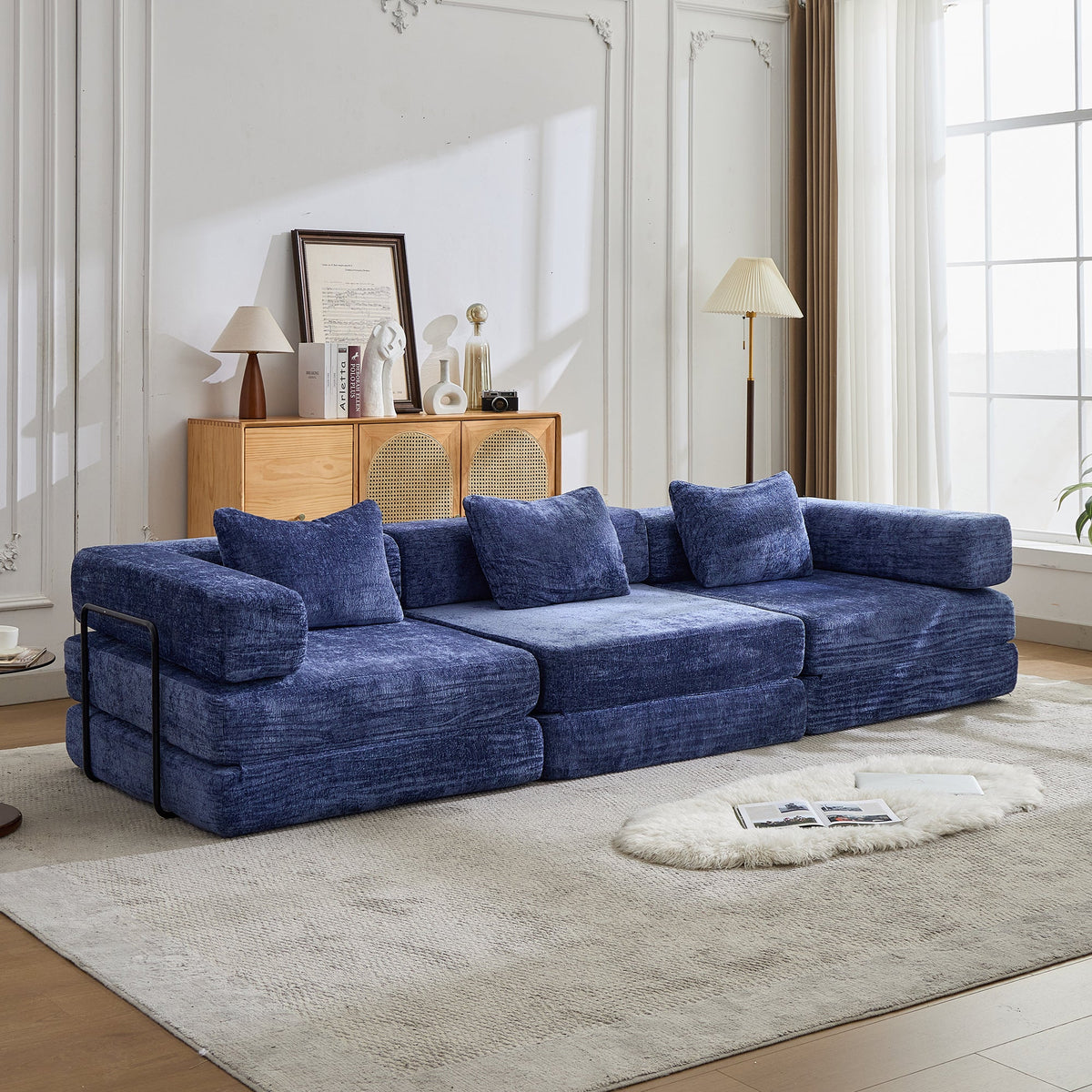 Compression Sofa: Convertible Floor Sofa Bed