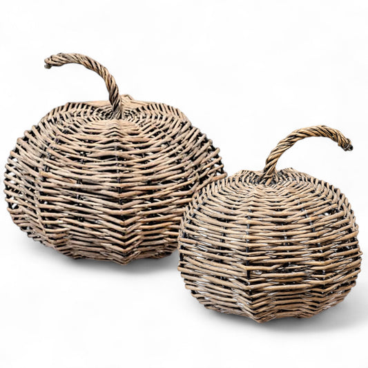 Fall Willow Pumpkin | 2 Sizes