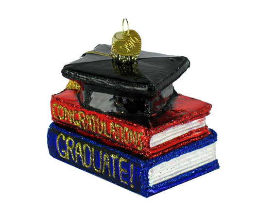 Congratulation Graduate Glass Ornament