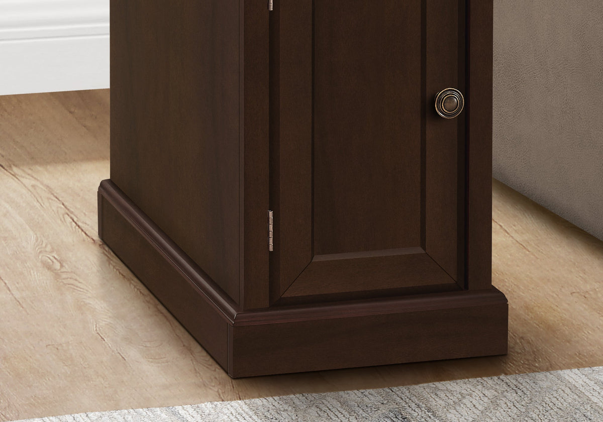 Narrow Accent Table with Storage Drawer