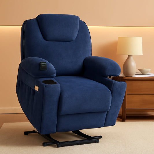 Petite Power Lift Recliner With Massage And Heat USB Ports