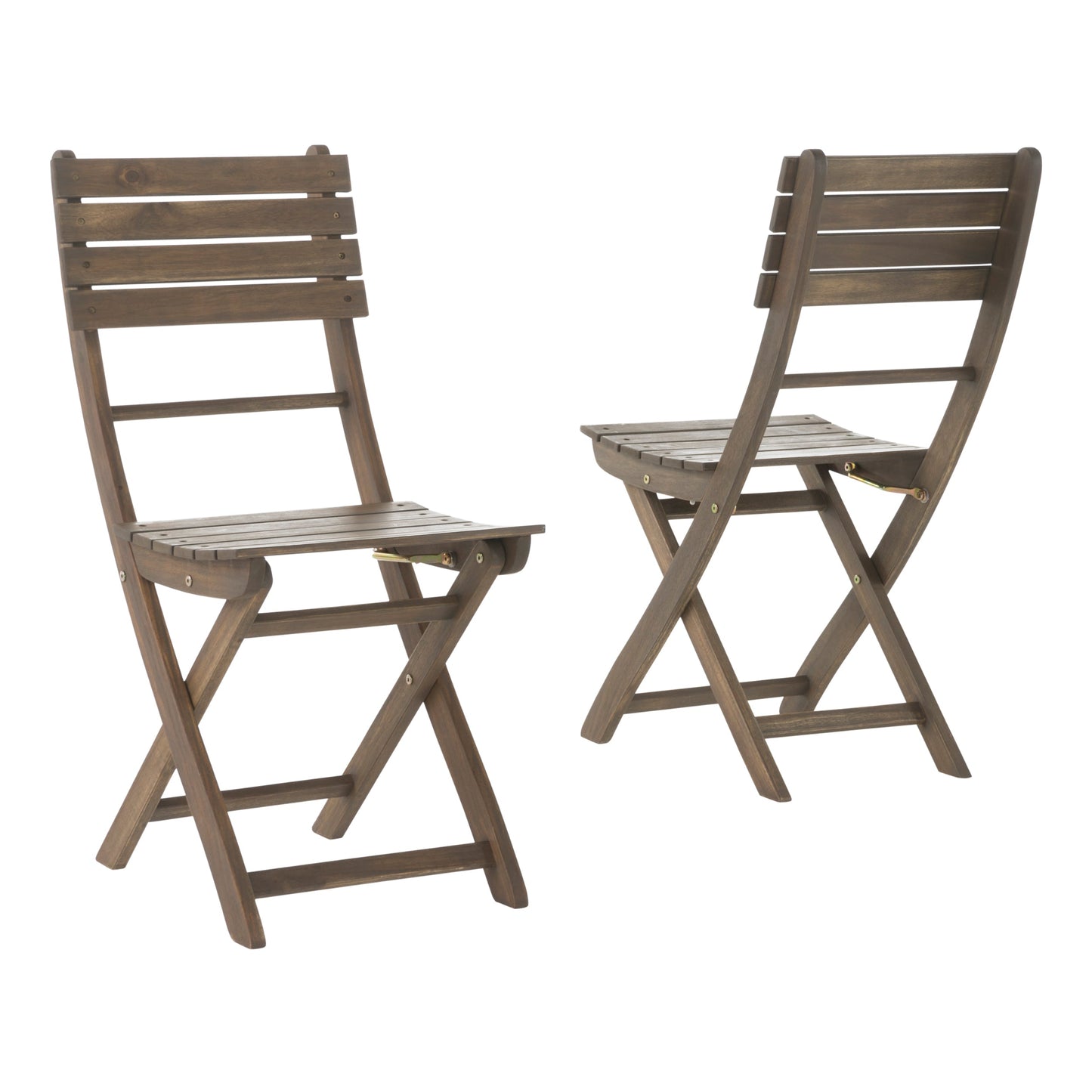 Outdoor Acacia Wood Folding Dining Chair (Set of 2)