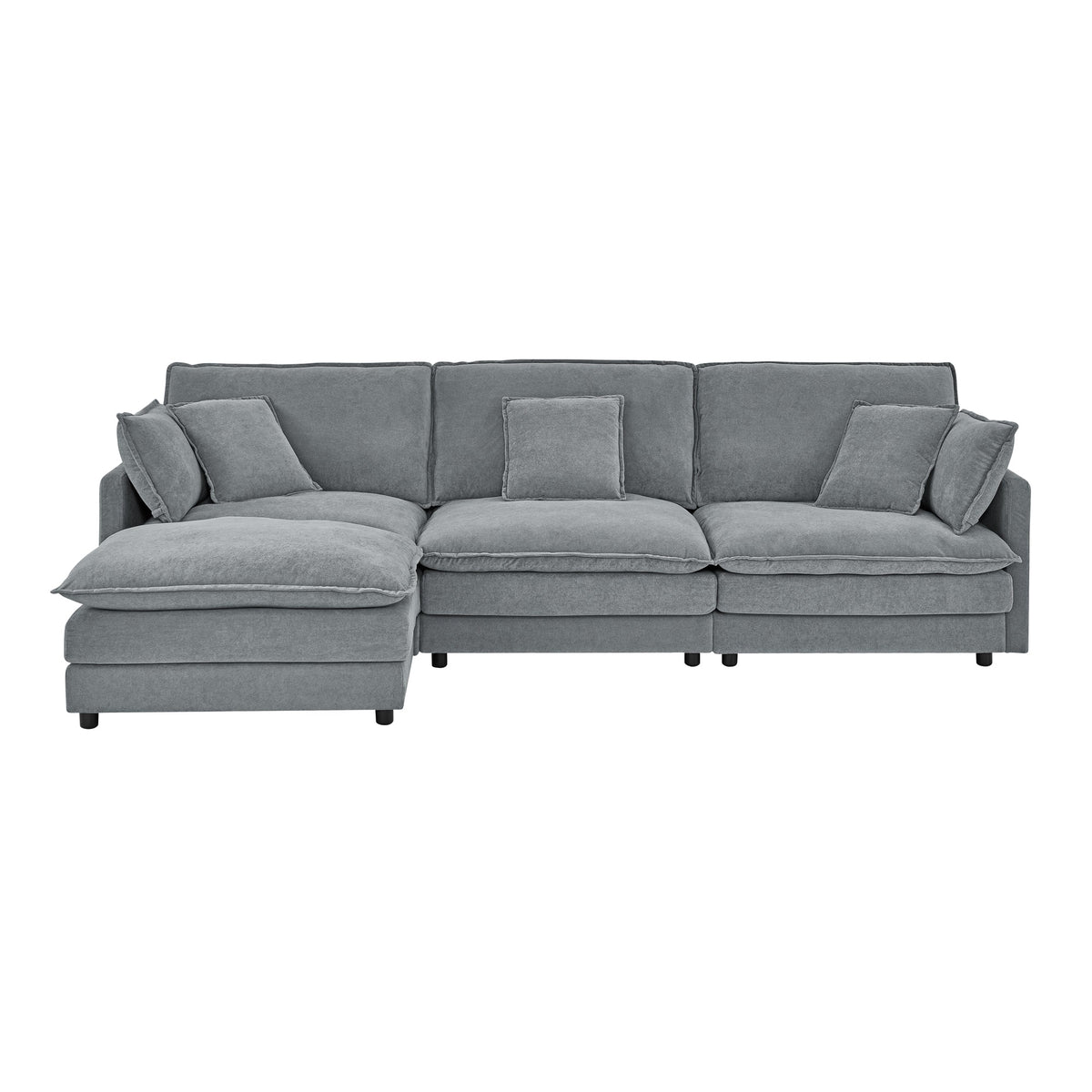 Modern Home Living Room L-Shaped Sectional Sofa