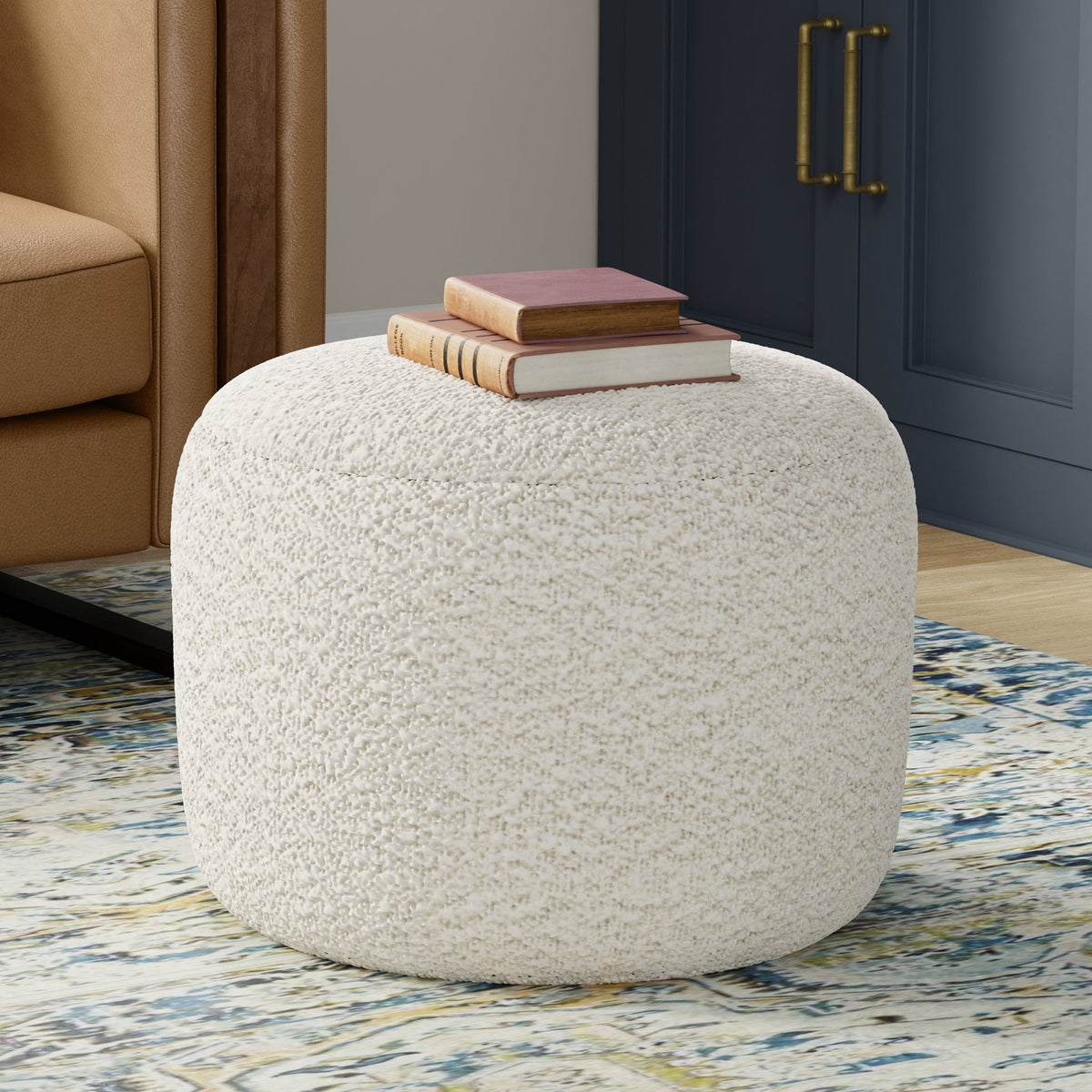 Chantal Round Pouf