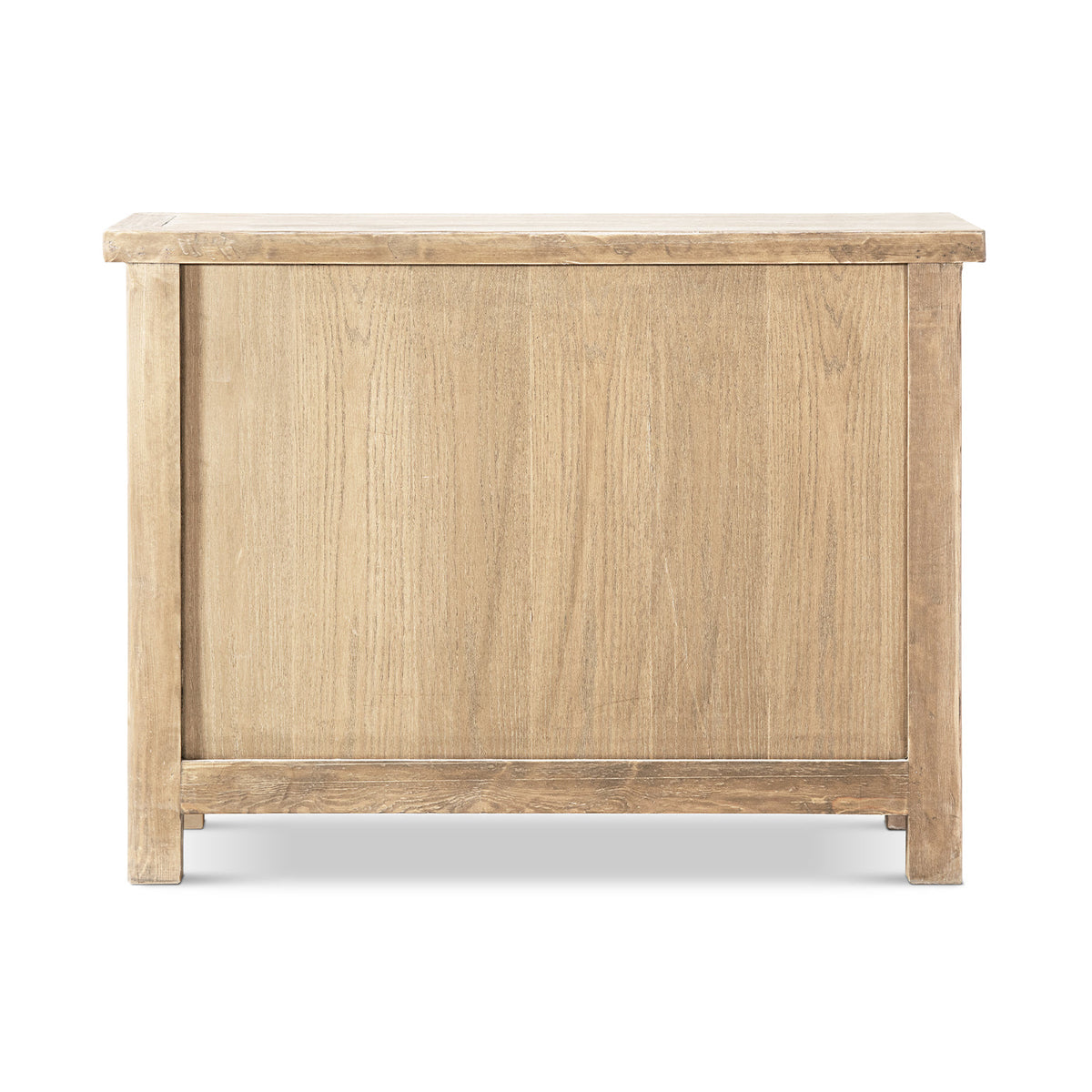 Arden 51" Solid Reclaimed Pine Lattice 2-Door Accent Storage Cabinet