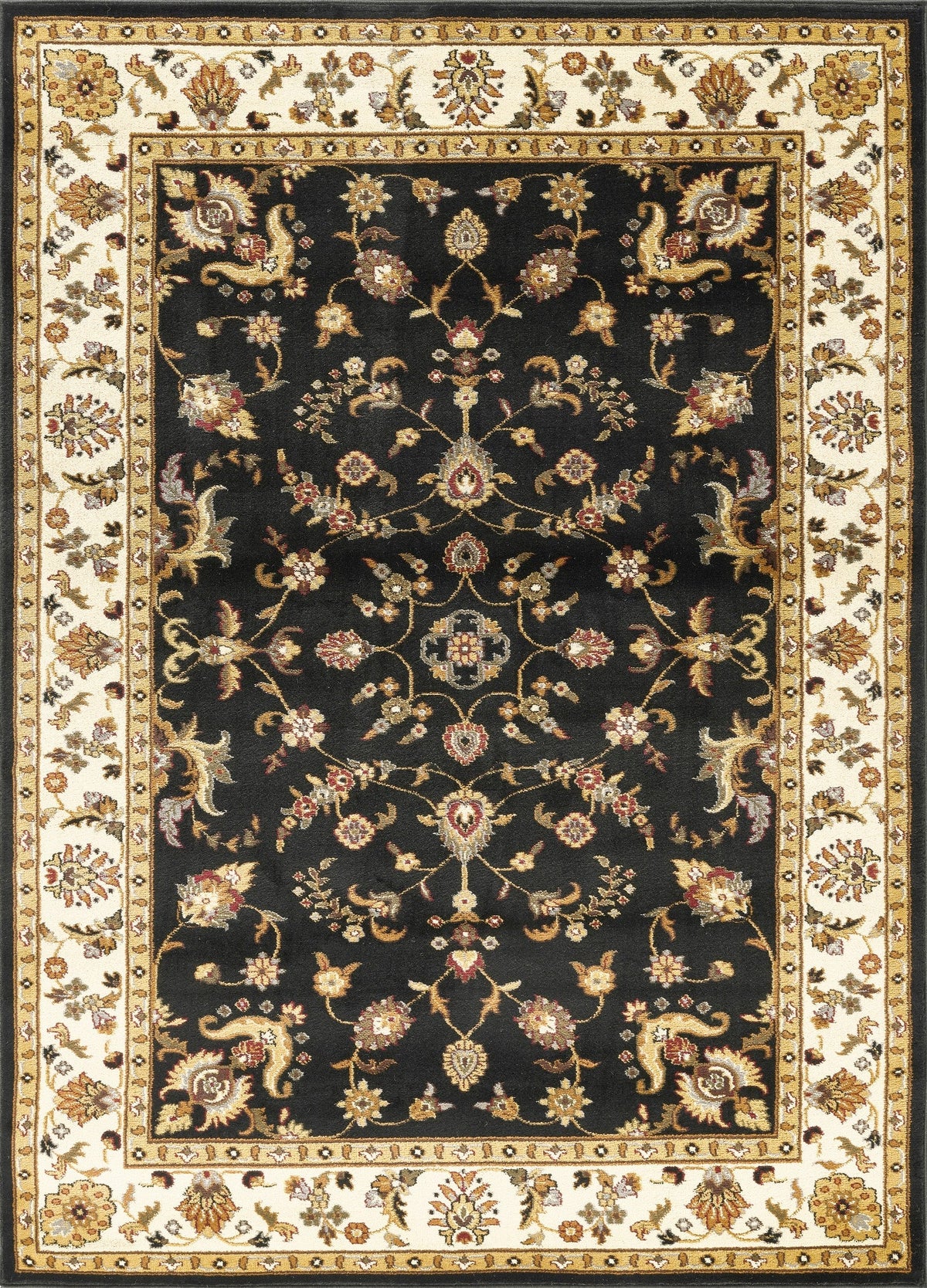 Classic GC_VIN5007 Black Area Rug