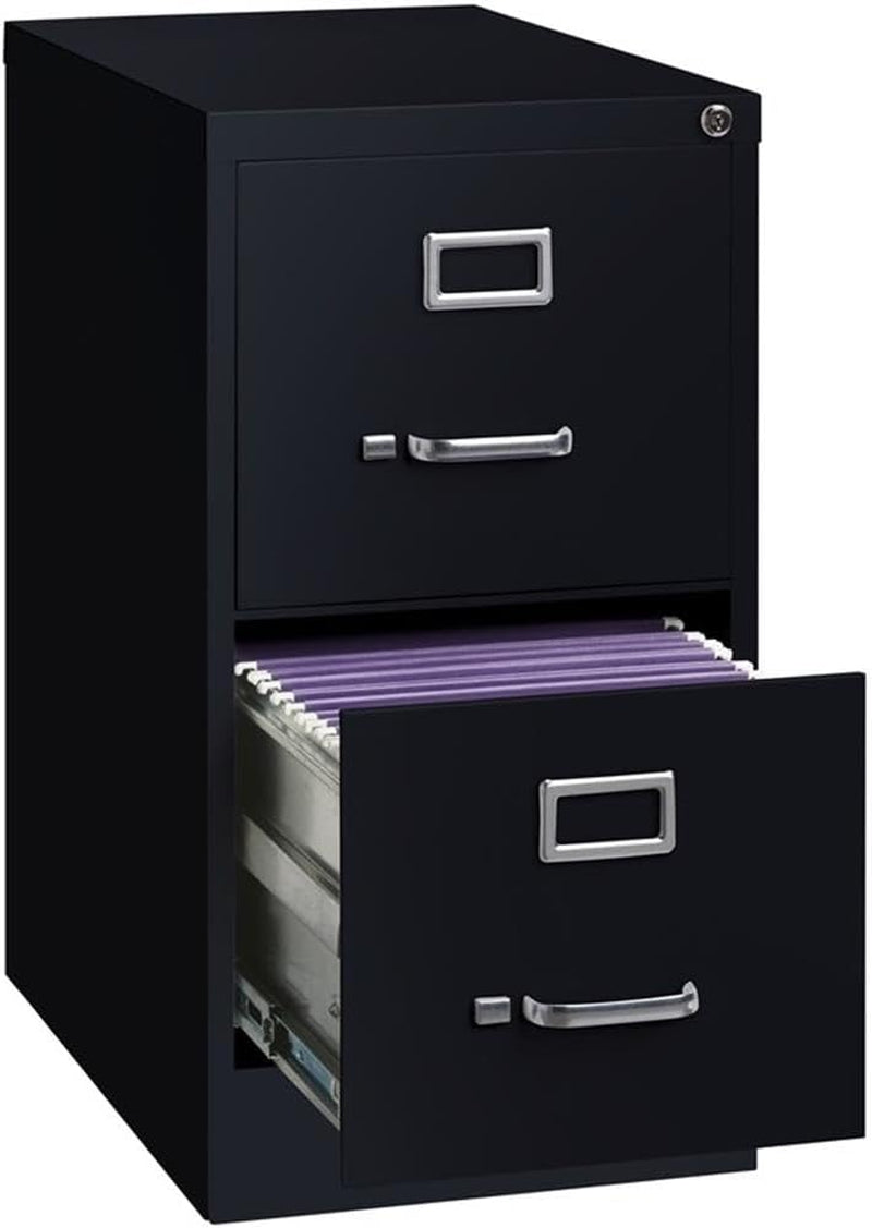 28.38 Inch Vertical Filing Cabinet Lockable Metal For Home Office Use Pre Assembled Letter Size Compatible