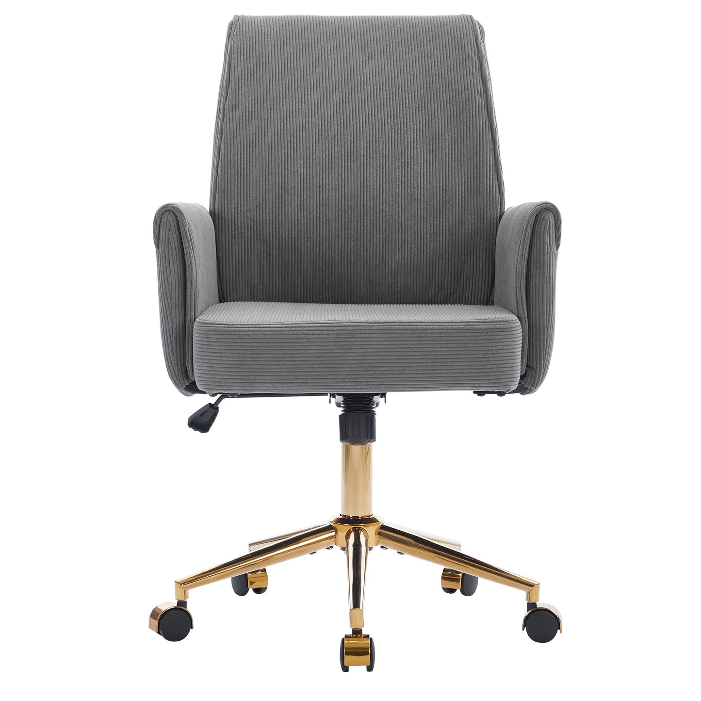 Mid-Back Liftable Office Chair - Striped Fabric
