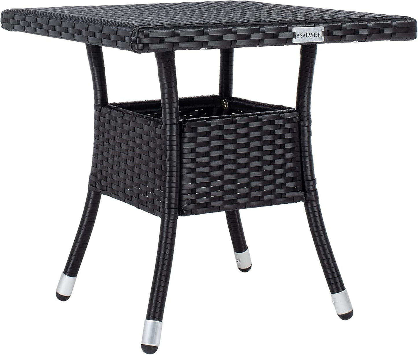 Outdoor Edna Black White Cushion 3 Piece Patio Lounge Set
