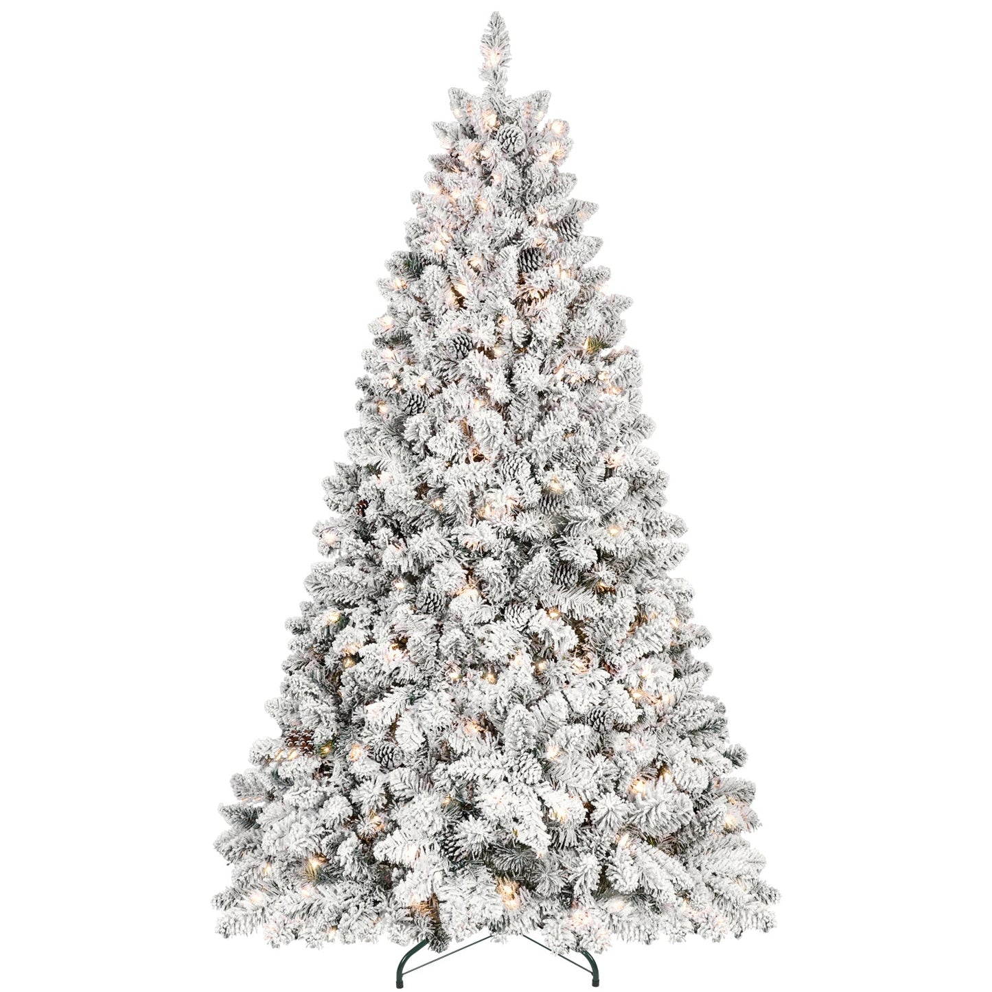 5Ft Flocked Christmas Tree with 300 UL Lights