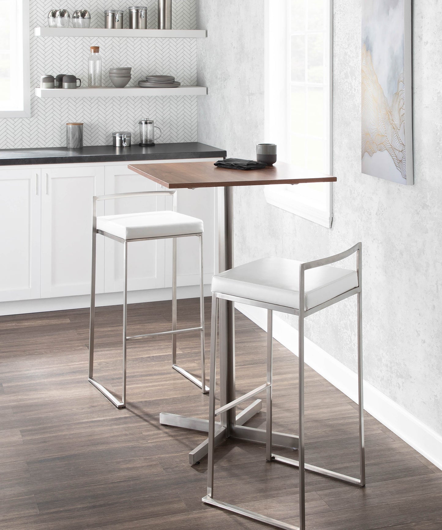 Contemporary Stackable Barstool