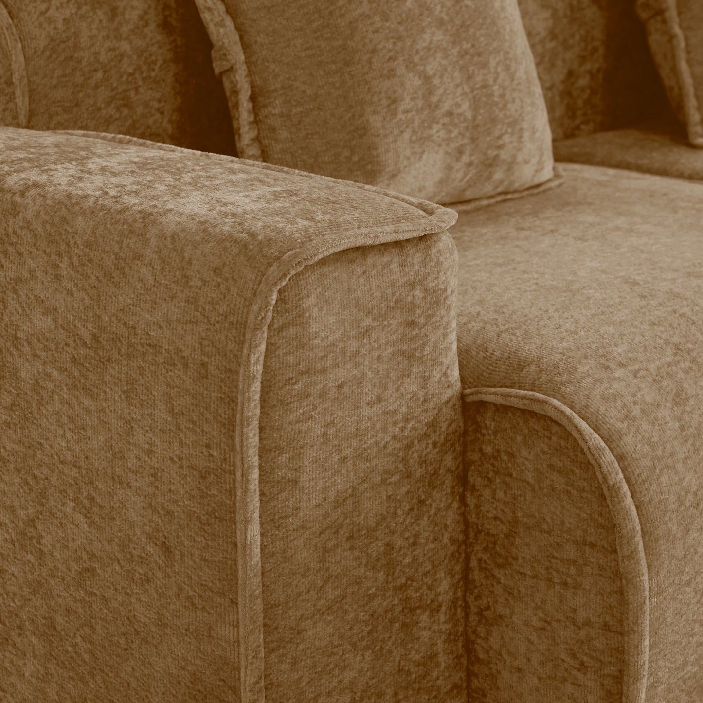 Streamlined Design Modular 3 Seat U Shape Sectional Sofa