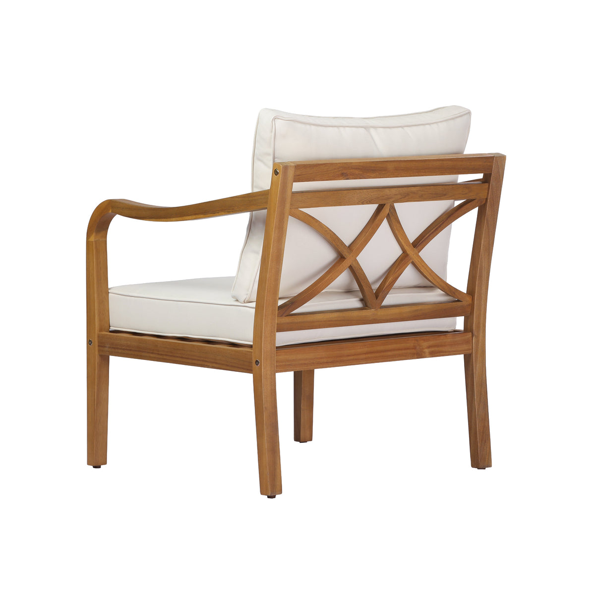 Acacia Wood Patio Club Chair