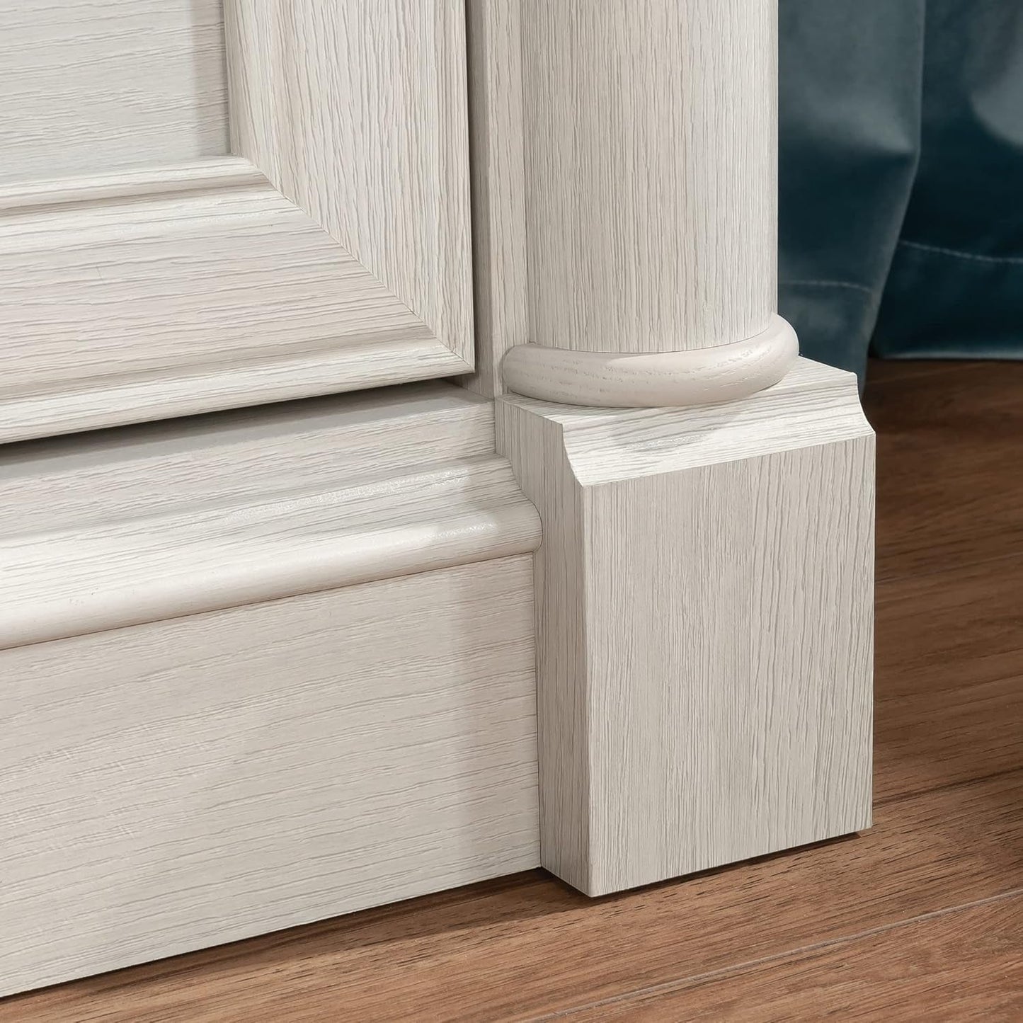 Two Drawer File Cabinet In Glacier Oak With Interlocking Drawers
