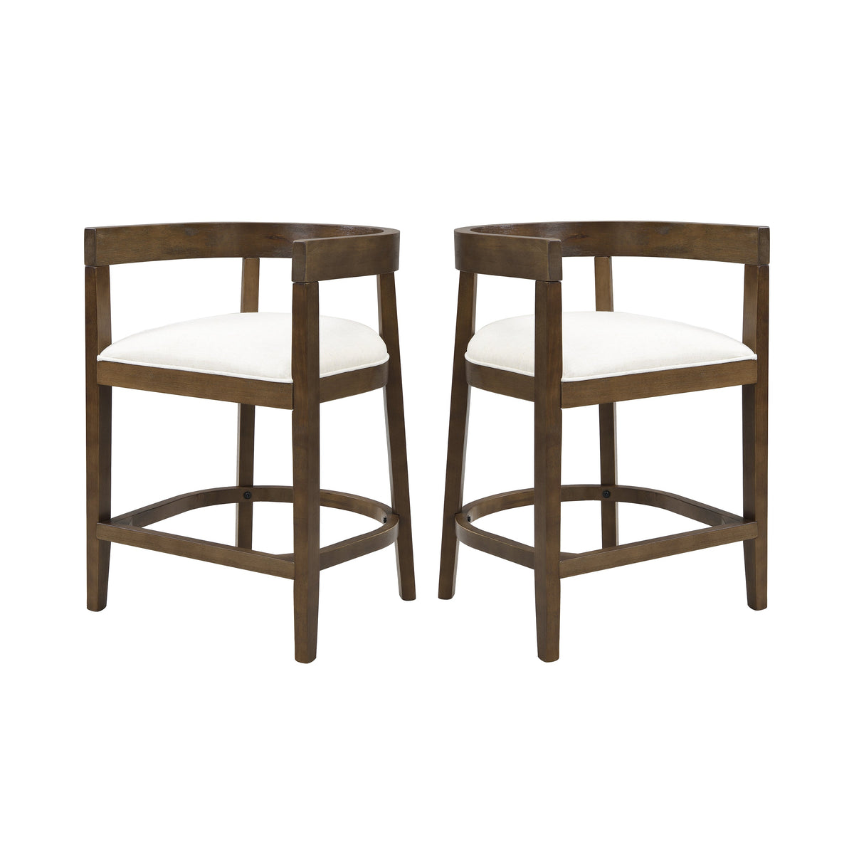 Rubberwood Counter Stool Set of 2