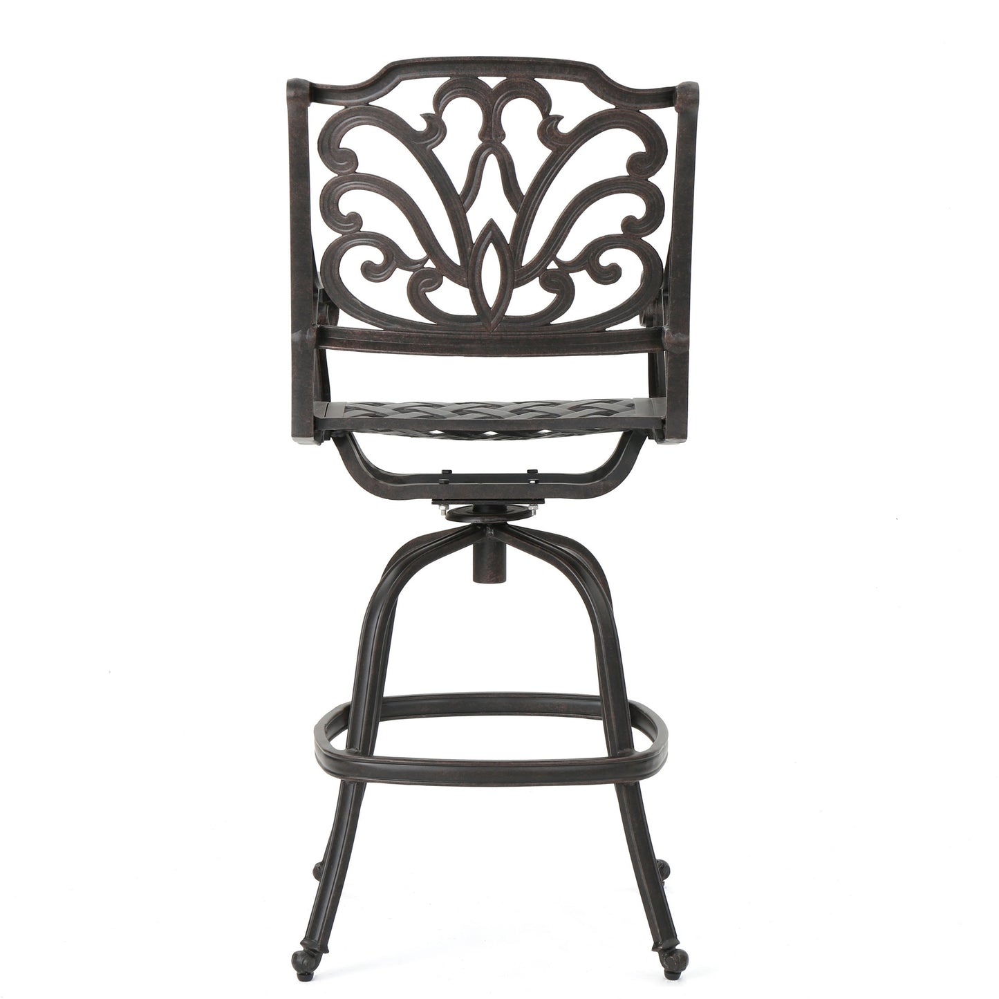 Cast Aluminium Swivel Bar Stool