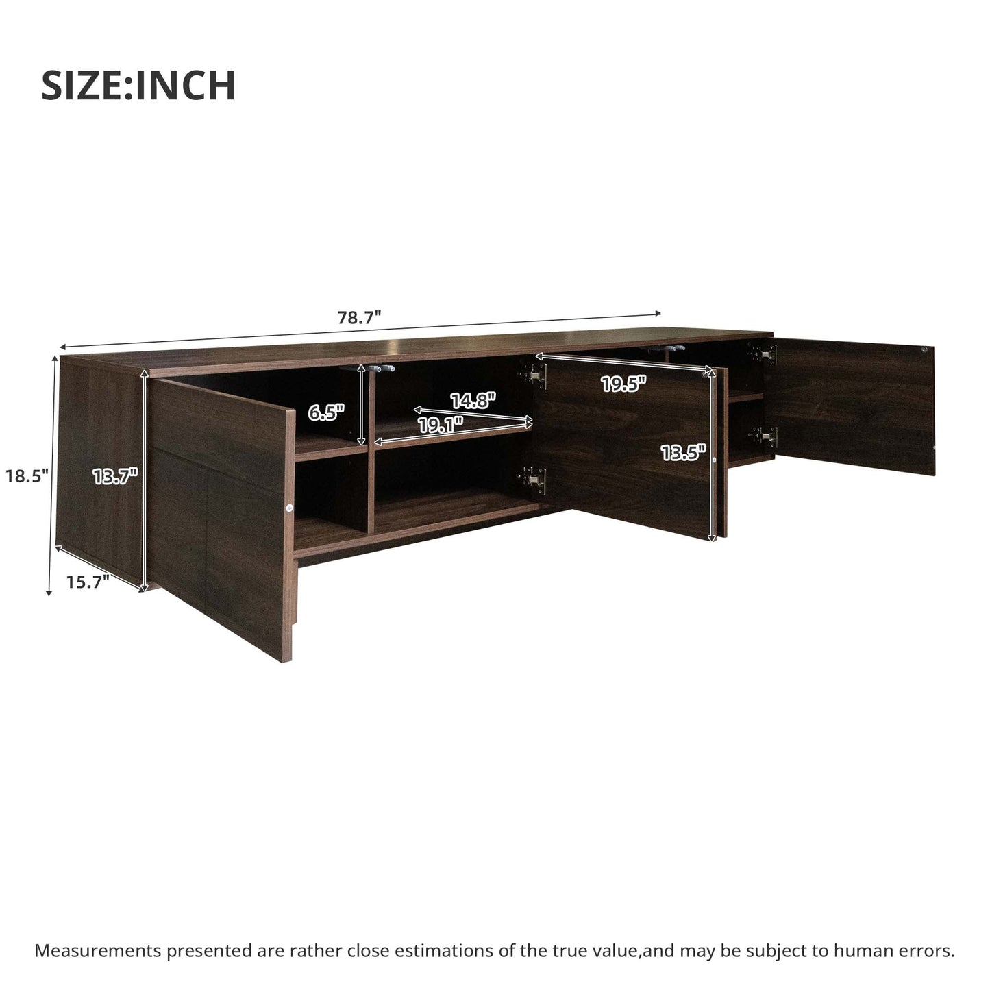 78 Inch Modern TV Stand for TVs Up to 85 Inches