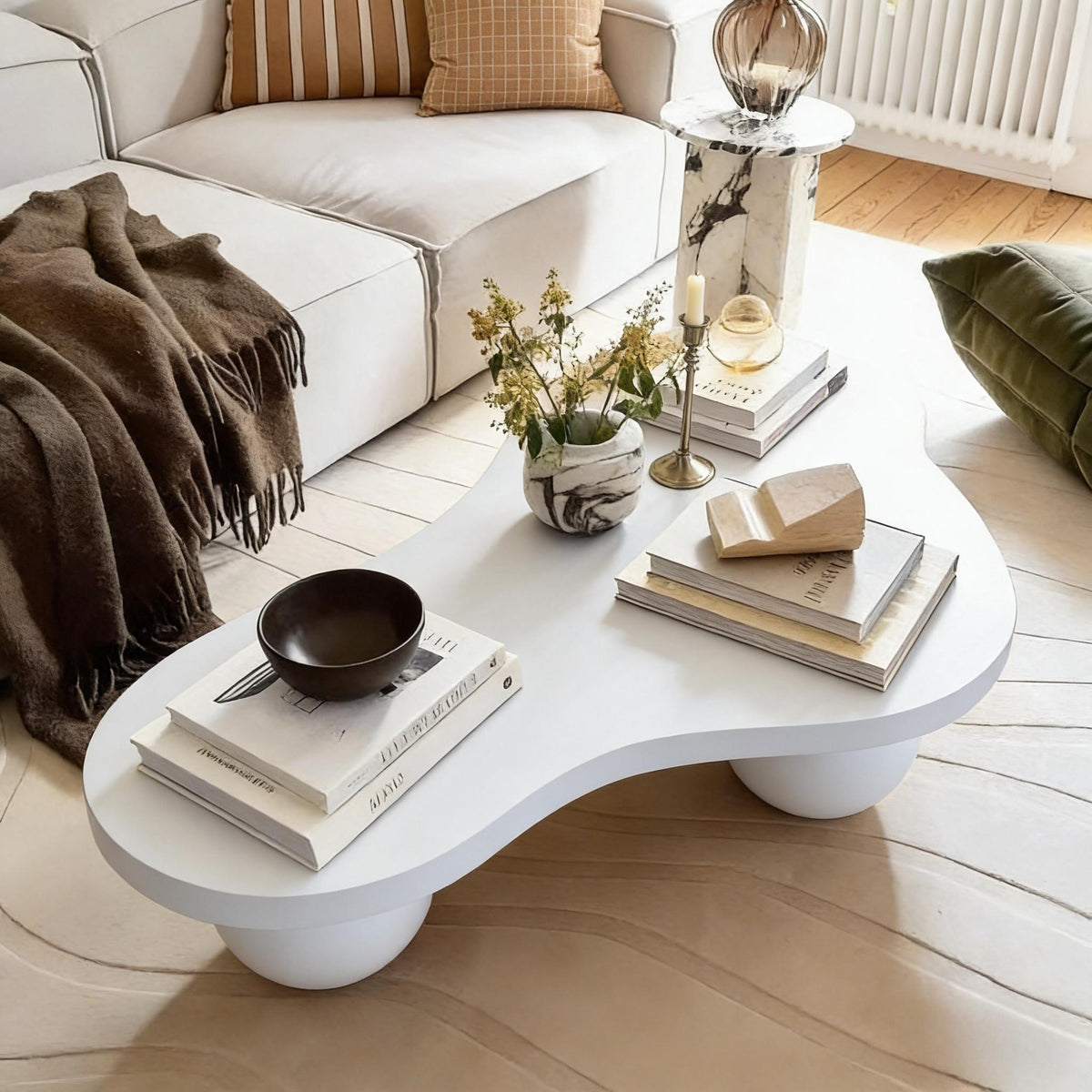 46'' Funky Unique Modern Coffee Table