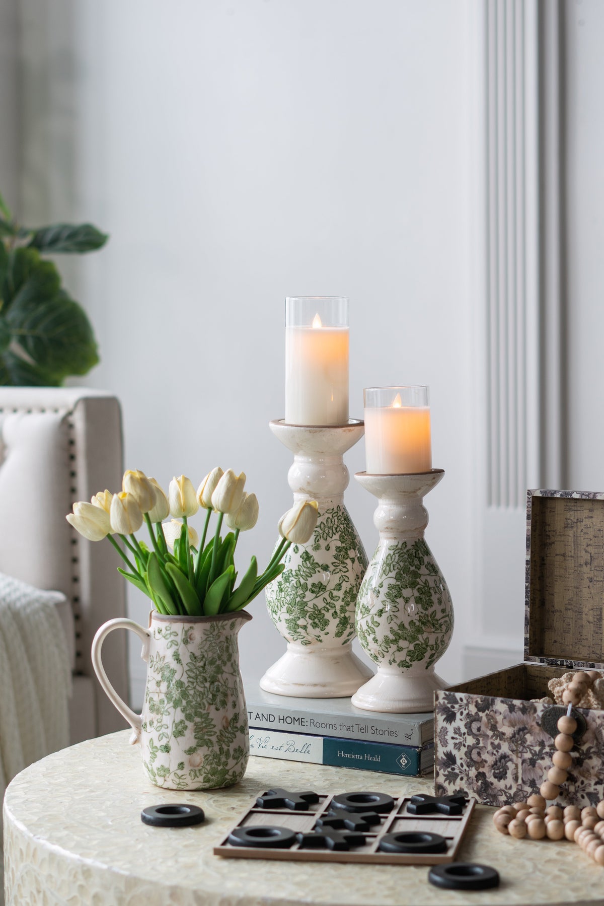 Vintage Farmhouse Candle Holder