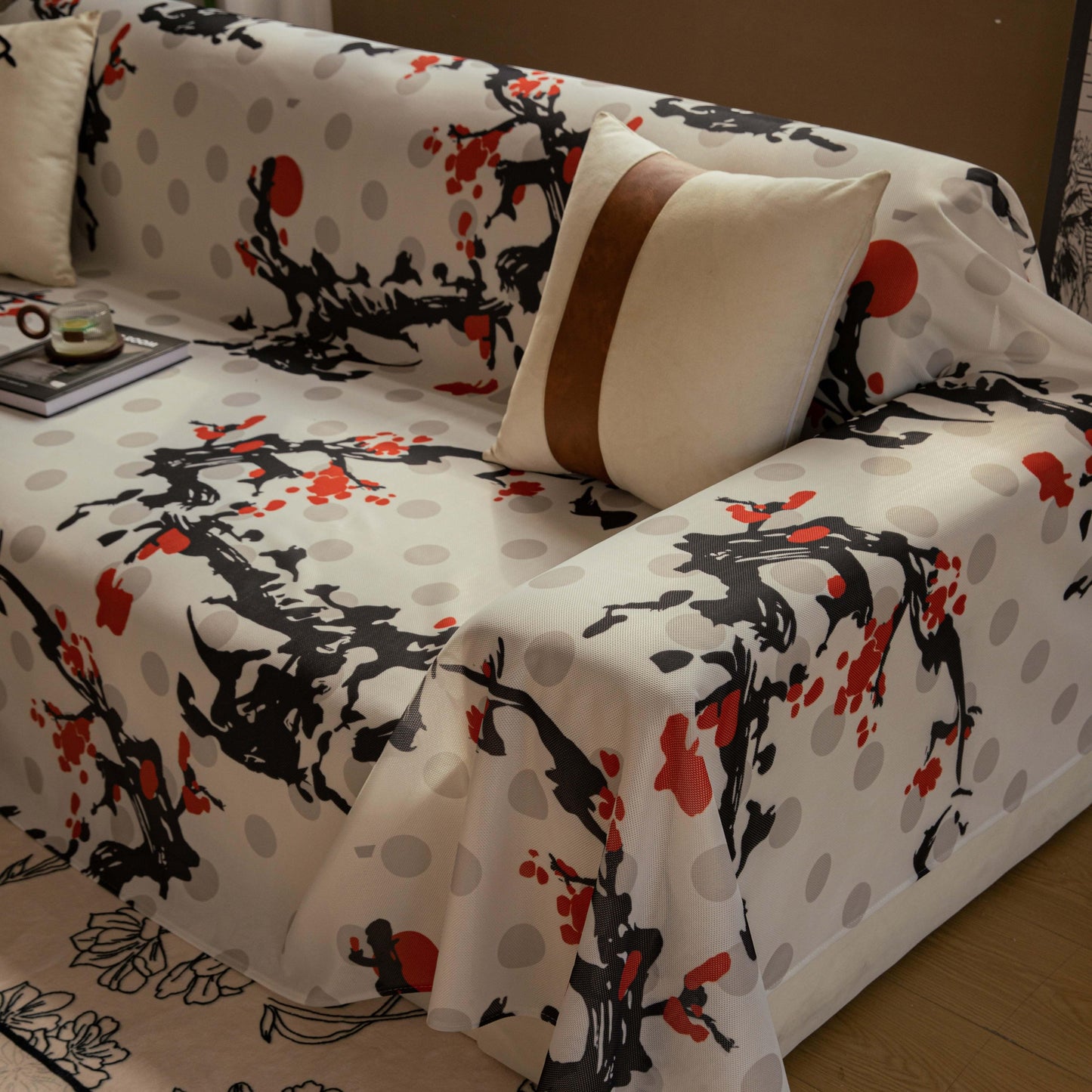 Ice Silk Extra Large Sofa Cover| Fully Protection & Cool Experience