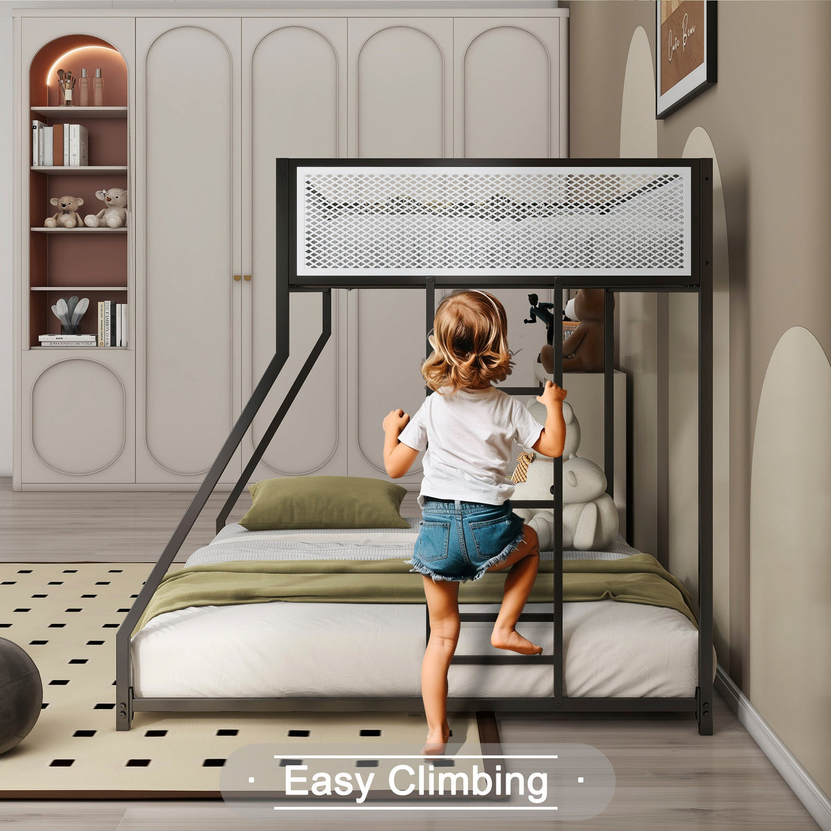 Adam Twin Over Full Bunk Bed Metal