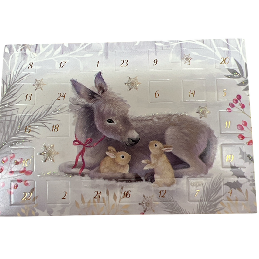 Joyful Winter Friends Advent Calendar Card