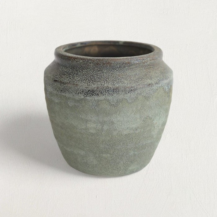 Earthy Blue Planter Pot
