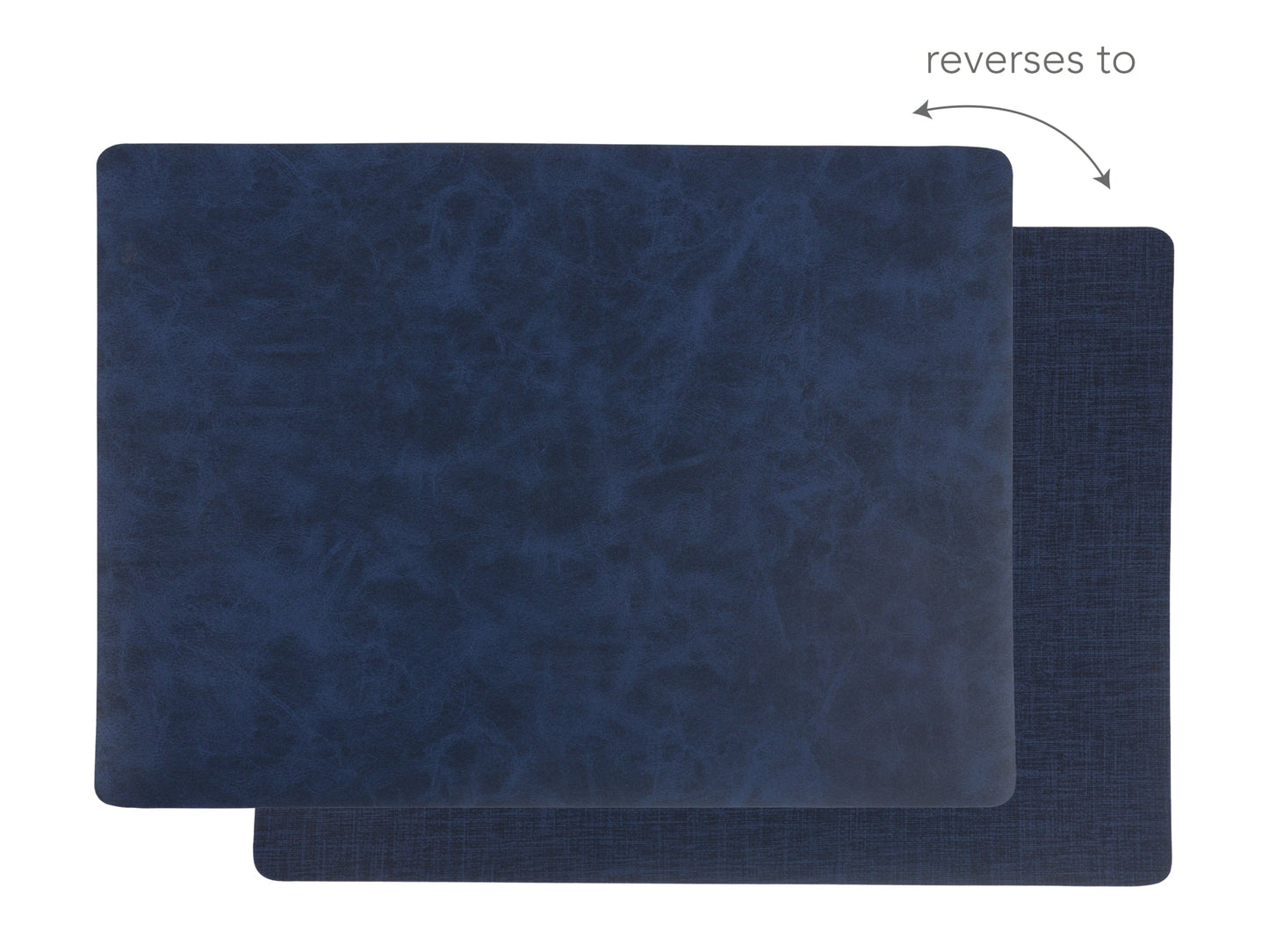 KAF Home Santiago Faux Leather Placemat, 13" x 18"