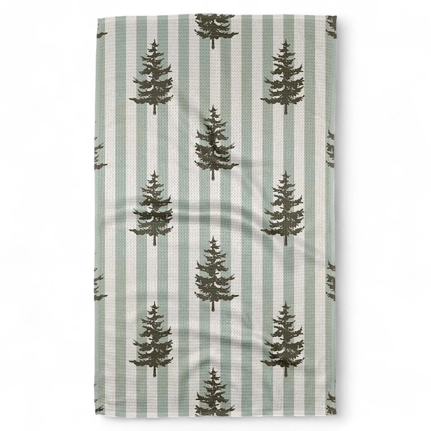 Fir Real Geometry Tea Towel