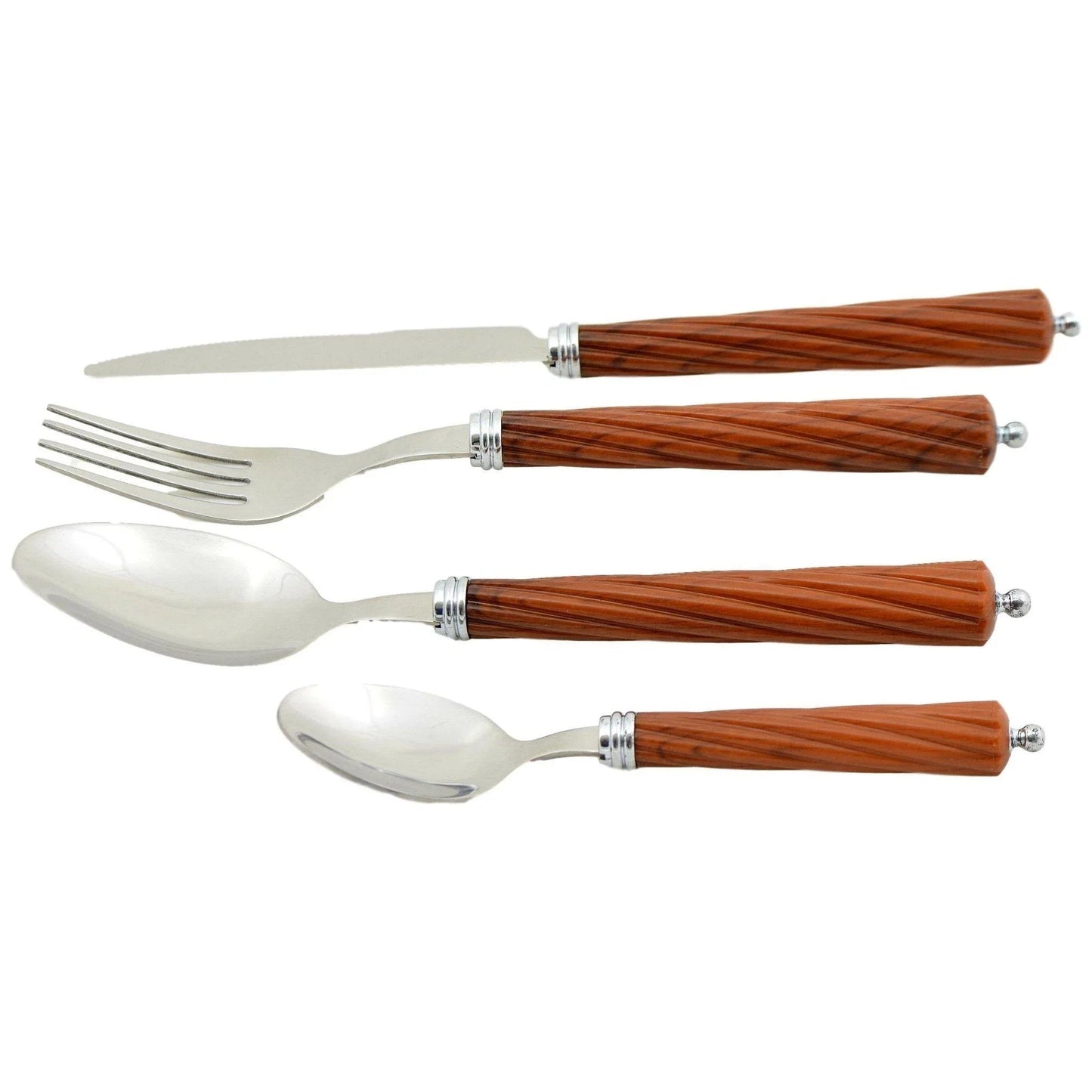 Flatware with Wood Handles