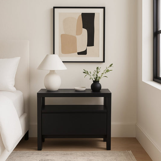 Flo Nightstand, Black