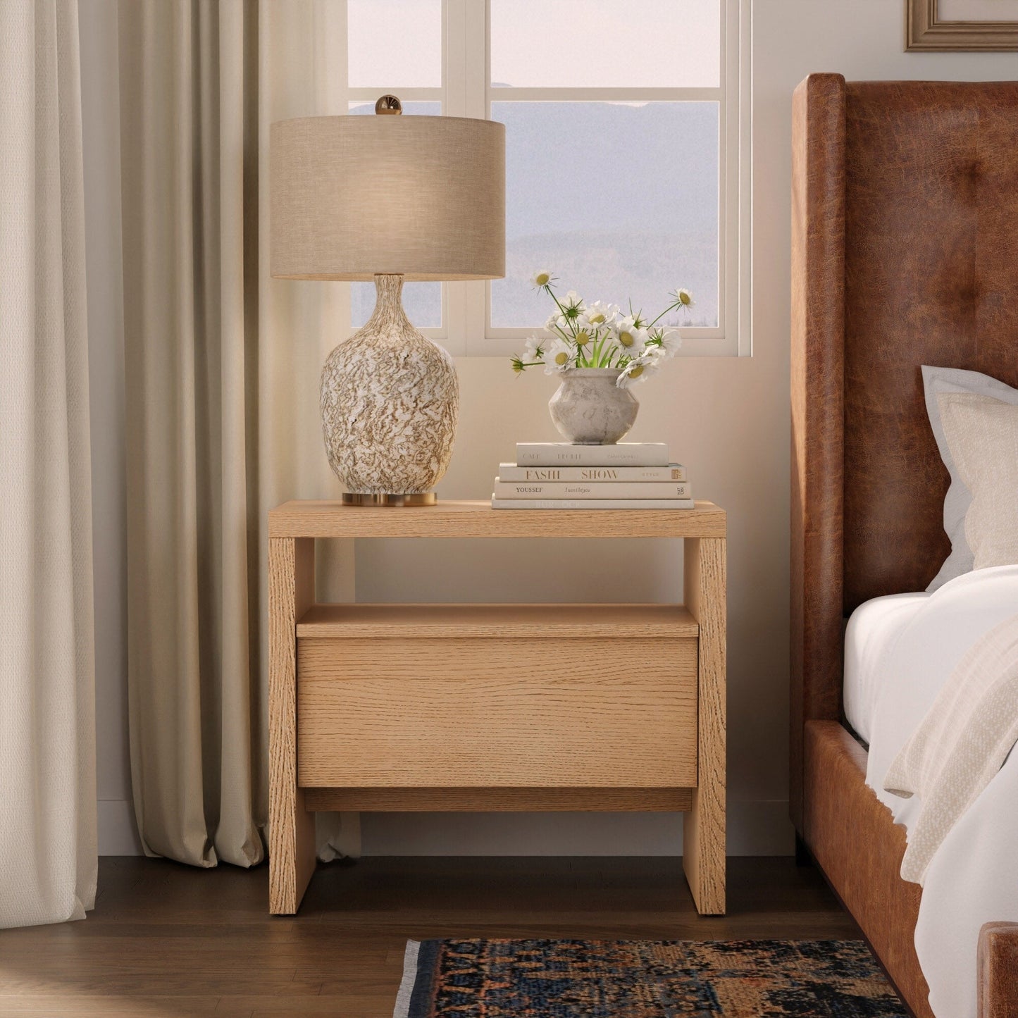 Flo Nightstand, Natural
