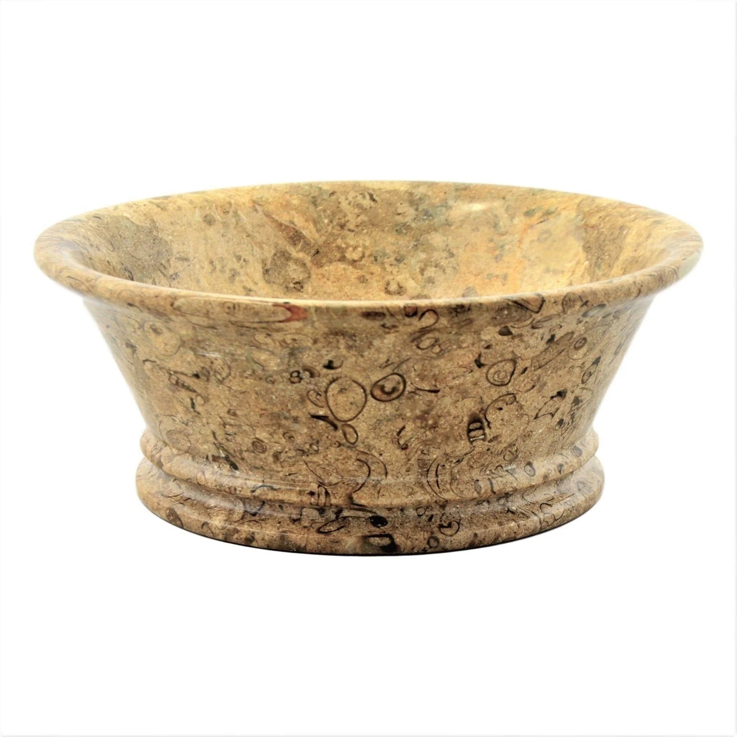 Fossil Stone 8.5-inch Modern Fruit Bowl