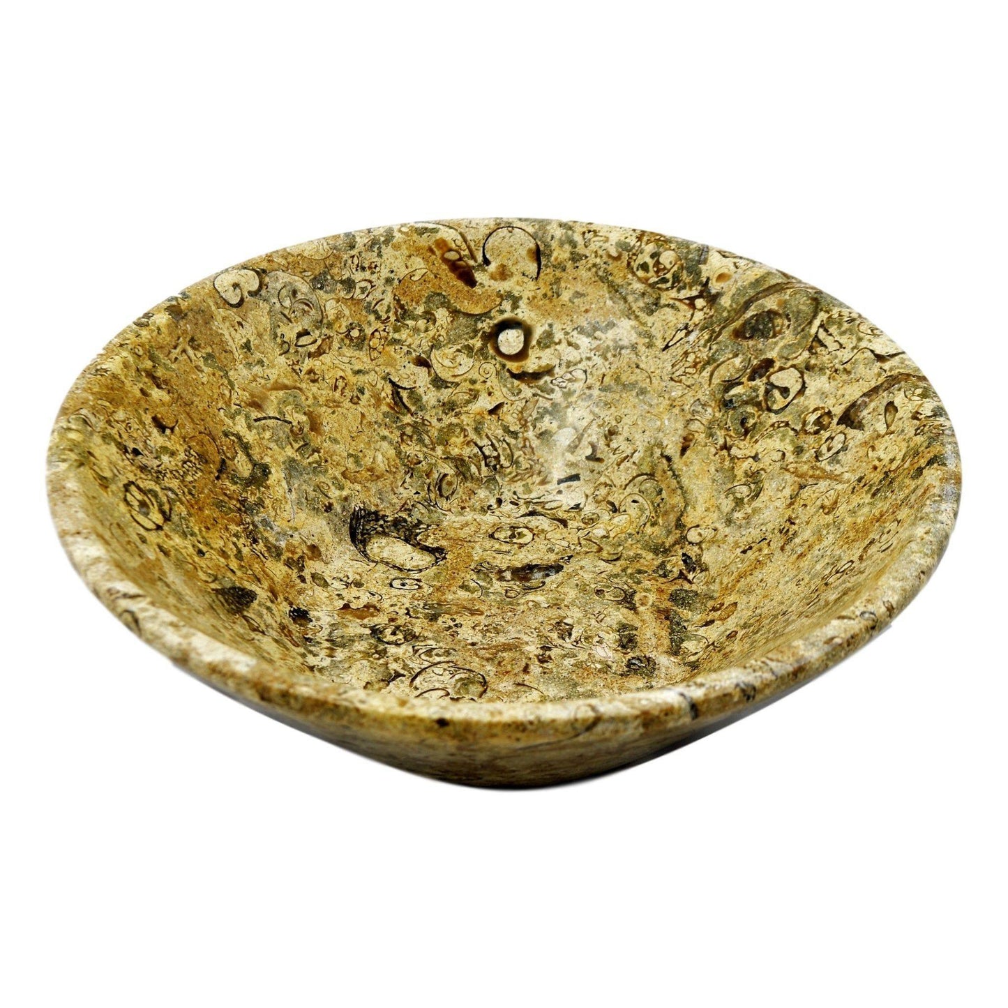 Fossil Stone Modern Fruit Bowl