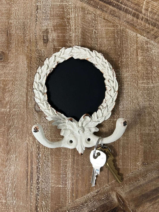 French Country Wall Hook with Chalkboard