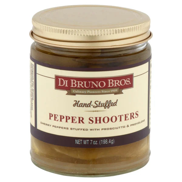 Prosciutto-Stuffed Pepper Shooters