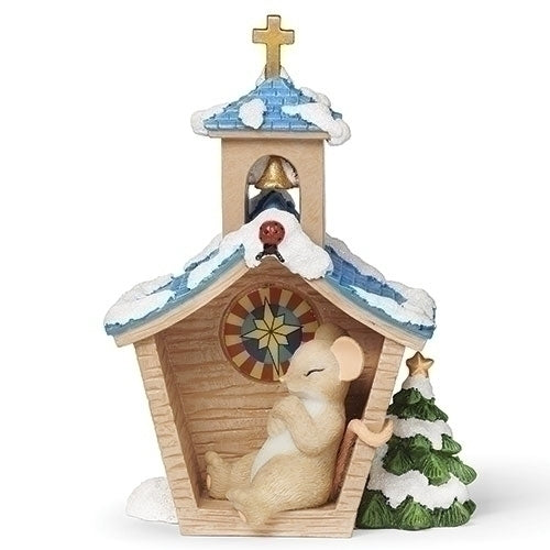 Charming Tails Church Mouse Figurine