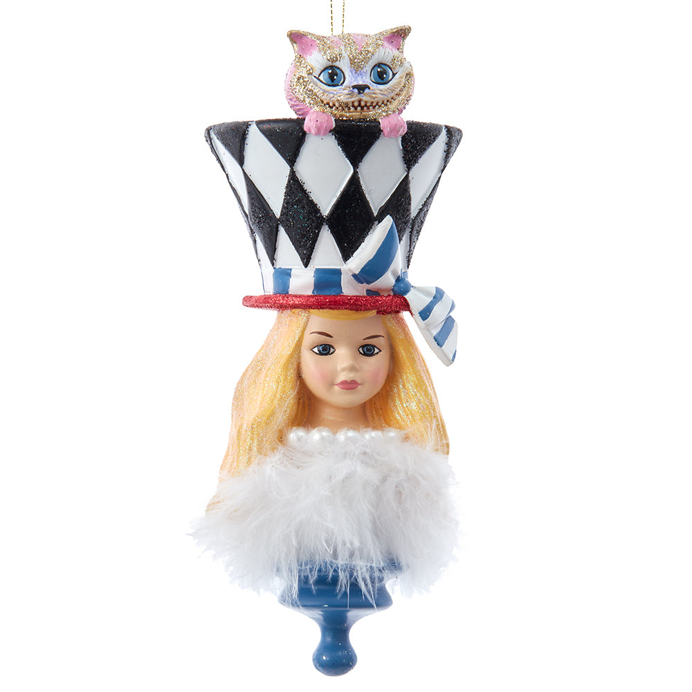 Alice In Wonderland Hat Ornament - Alice